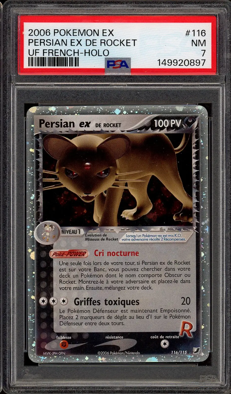 PSA 7 Persian Ex