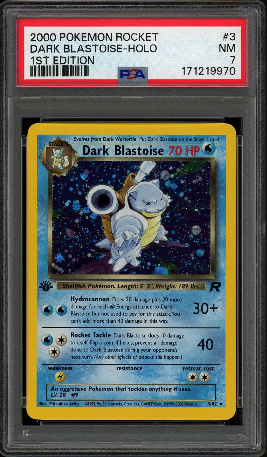 PSA 7 Dark Blastoise Holo