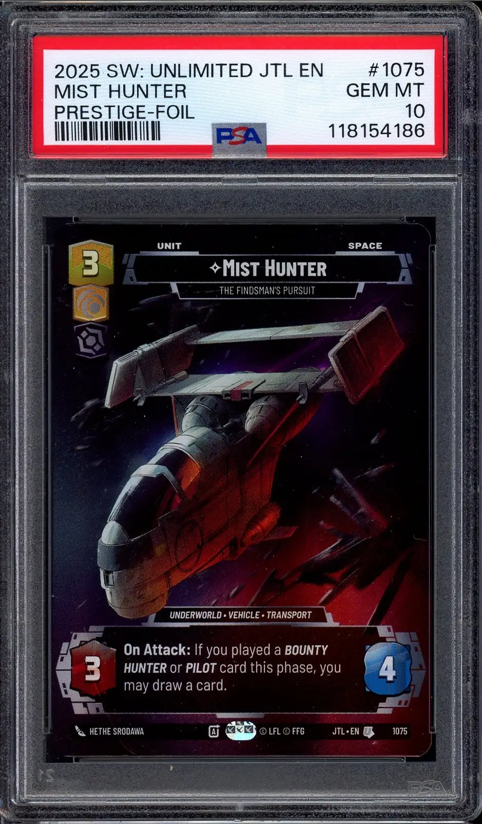 PSA 10 Mist Hunter