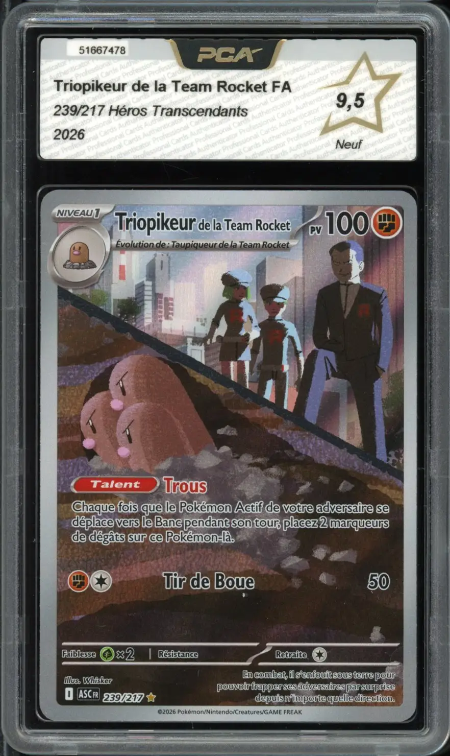 PCA 9.5 Triopikeur de la Team Rocket