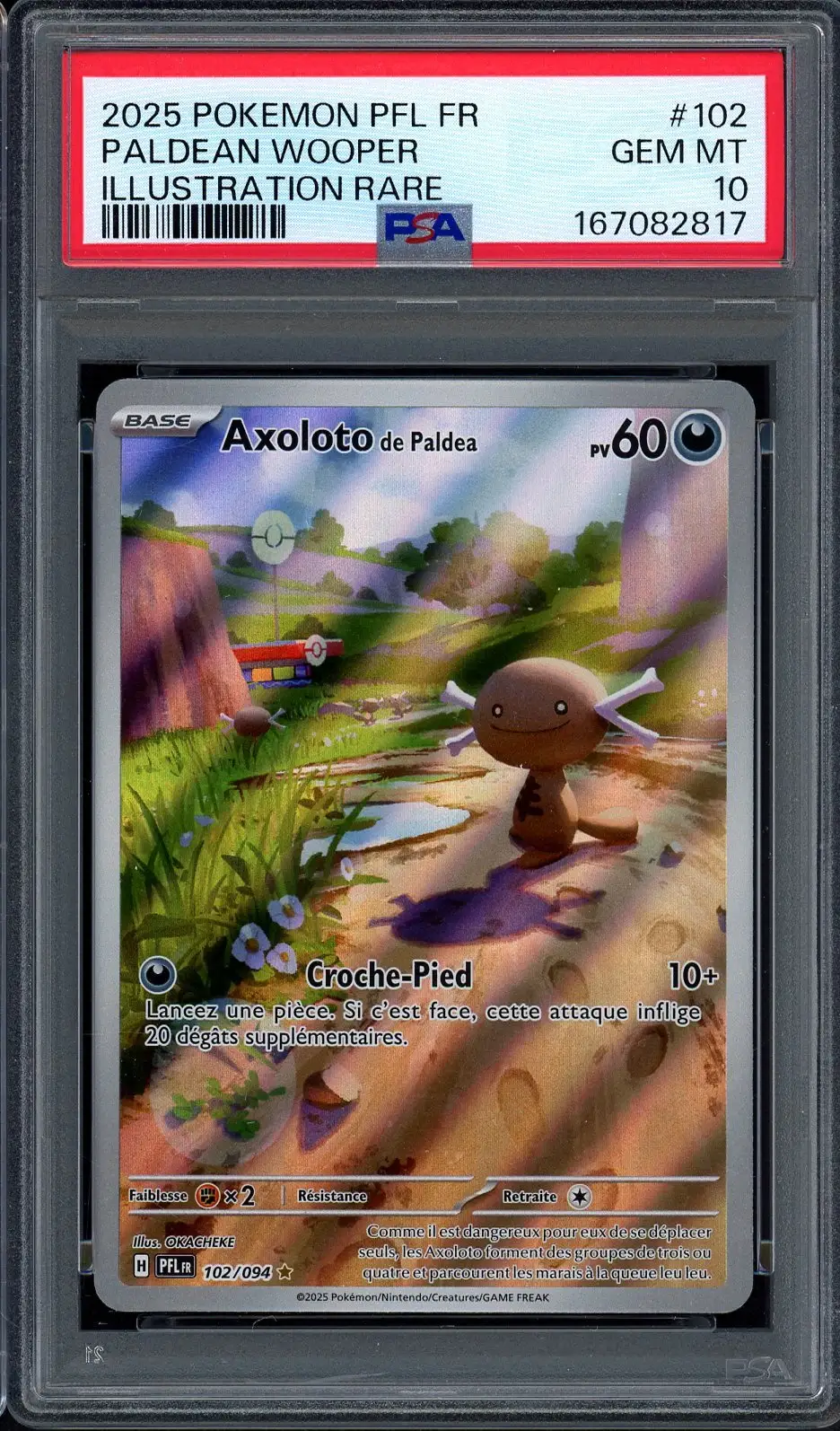 PSA 10 Axoloto de Paldéa