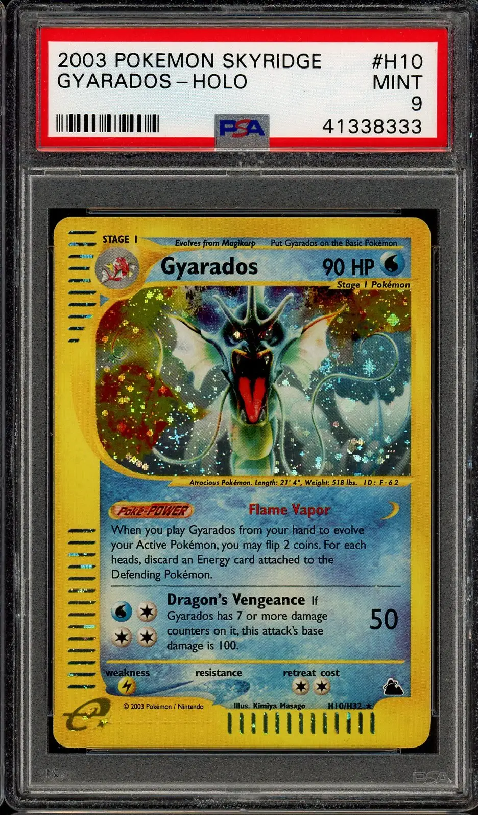 PSA 9 Gyarados Holo
