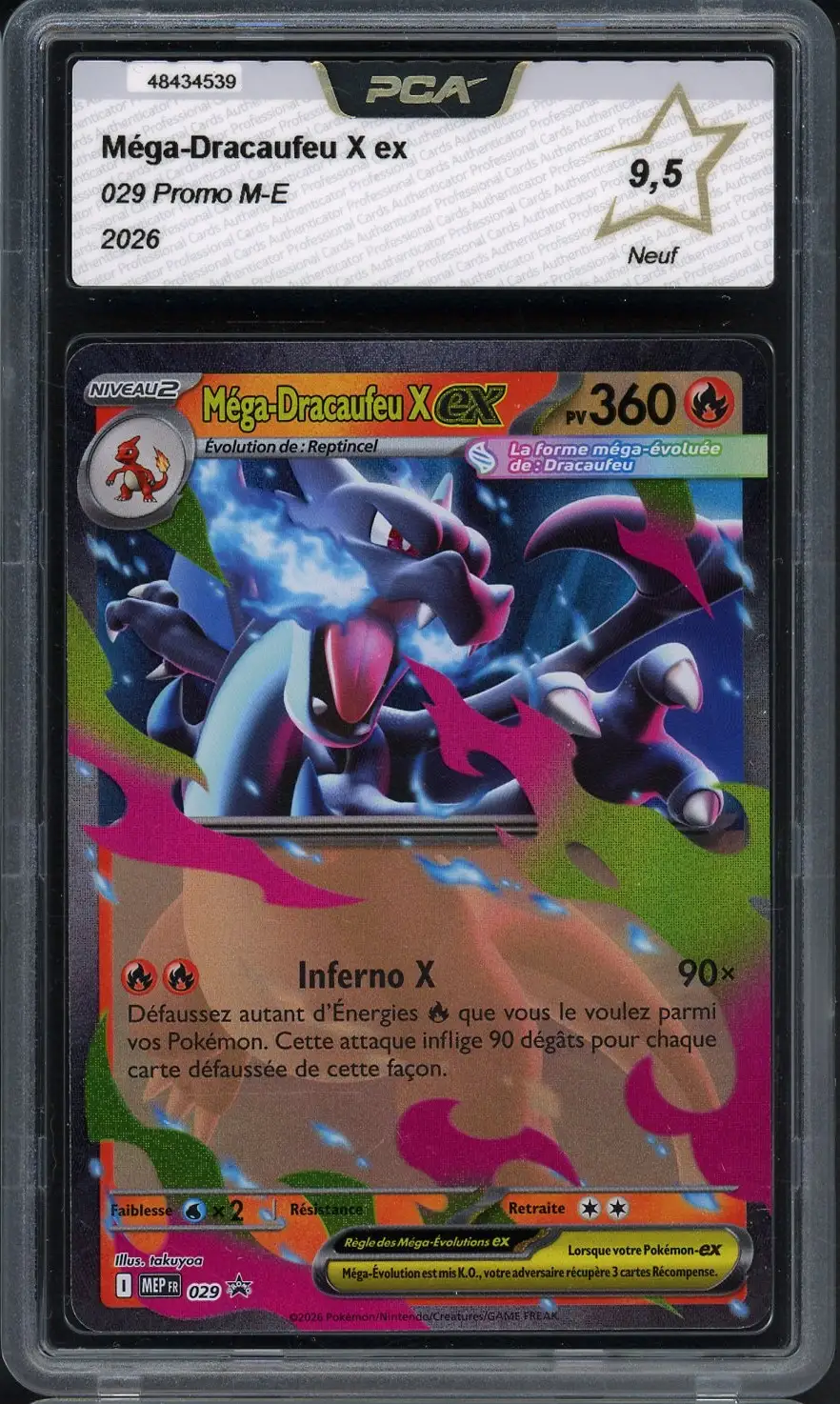 PCA 9.5 Méga-Dracaufeu X Ex