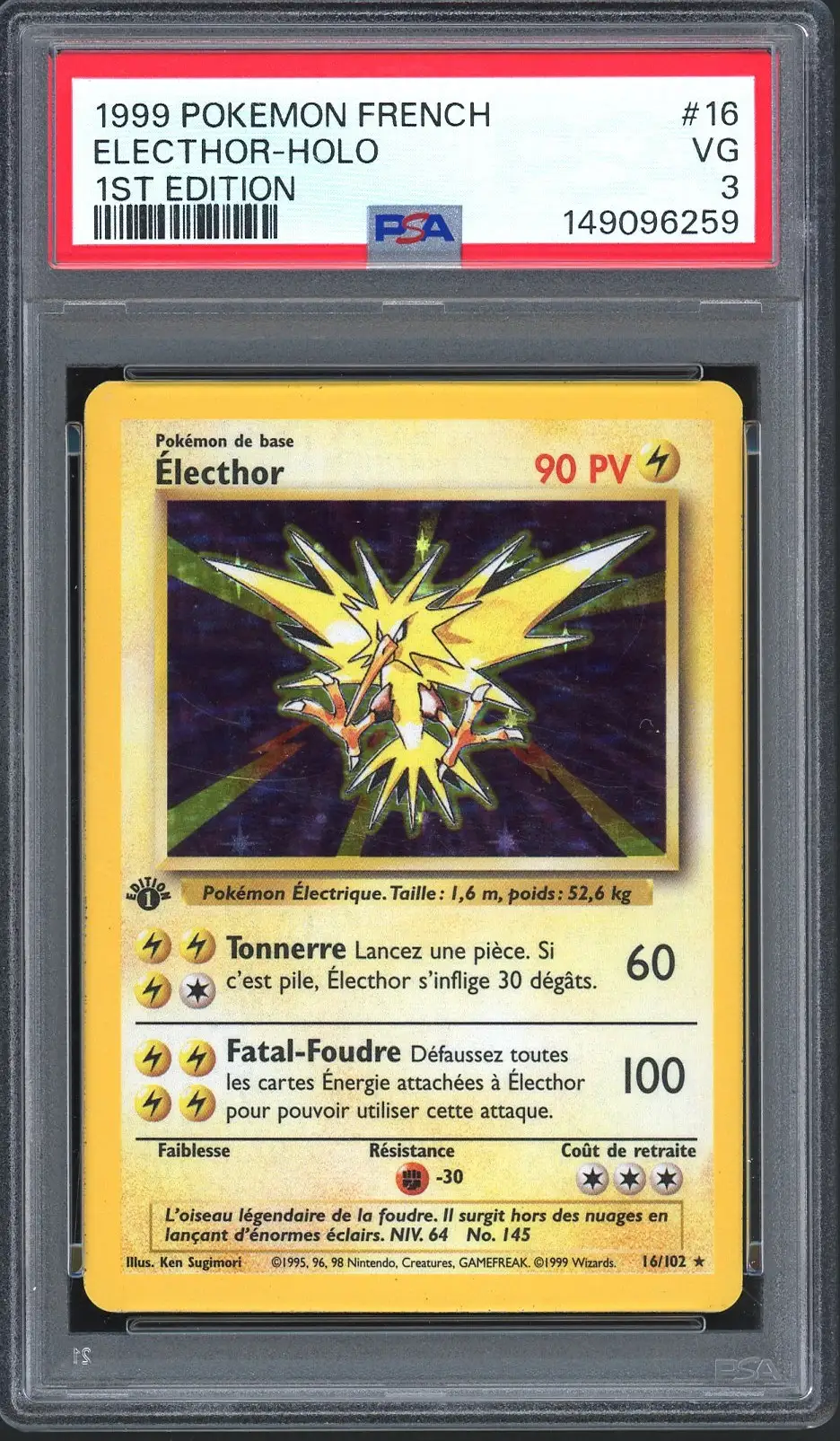 PSA 3 Electhor Holo