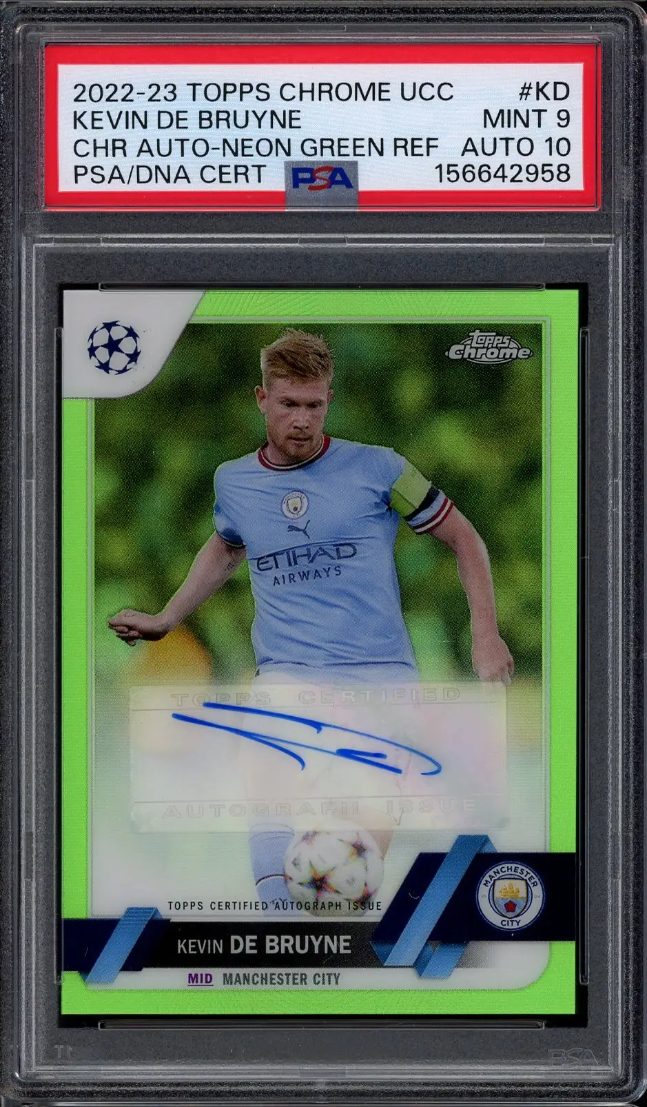 PSA 9 Kevin De Bruyne