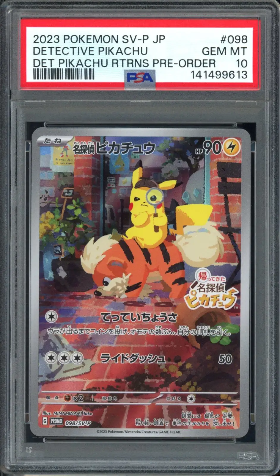 PSA 10 Detective Pikachu