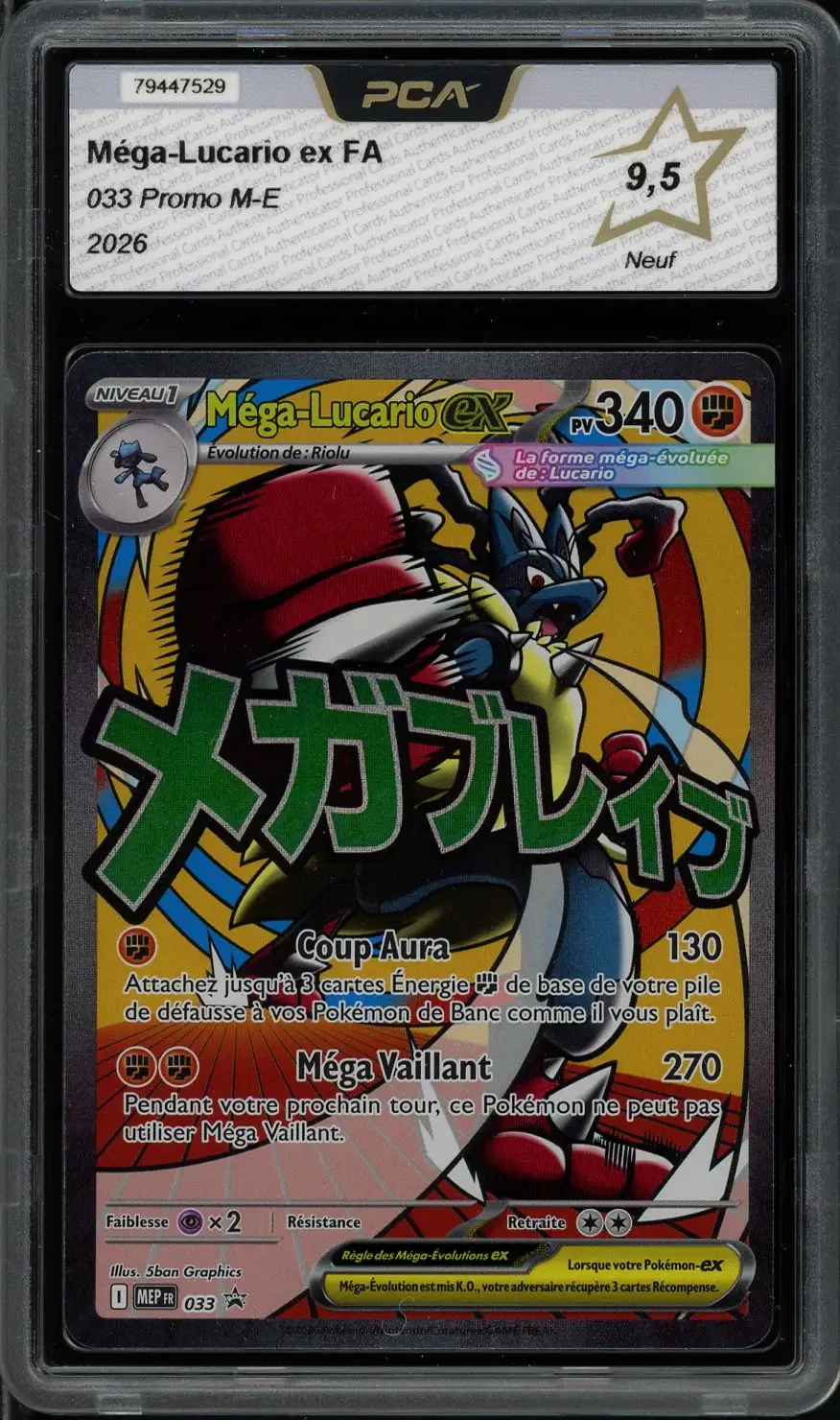PCA 9.5 Méga-Lucario Ex
