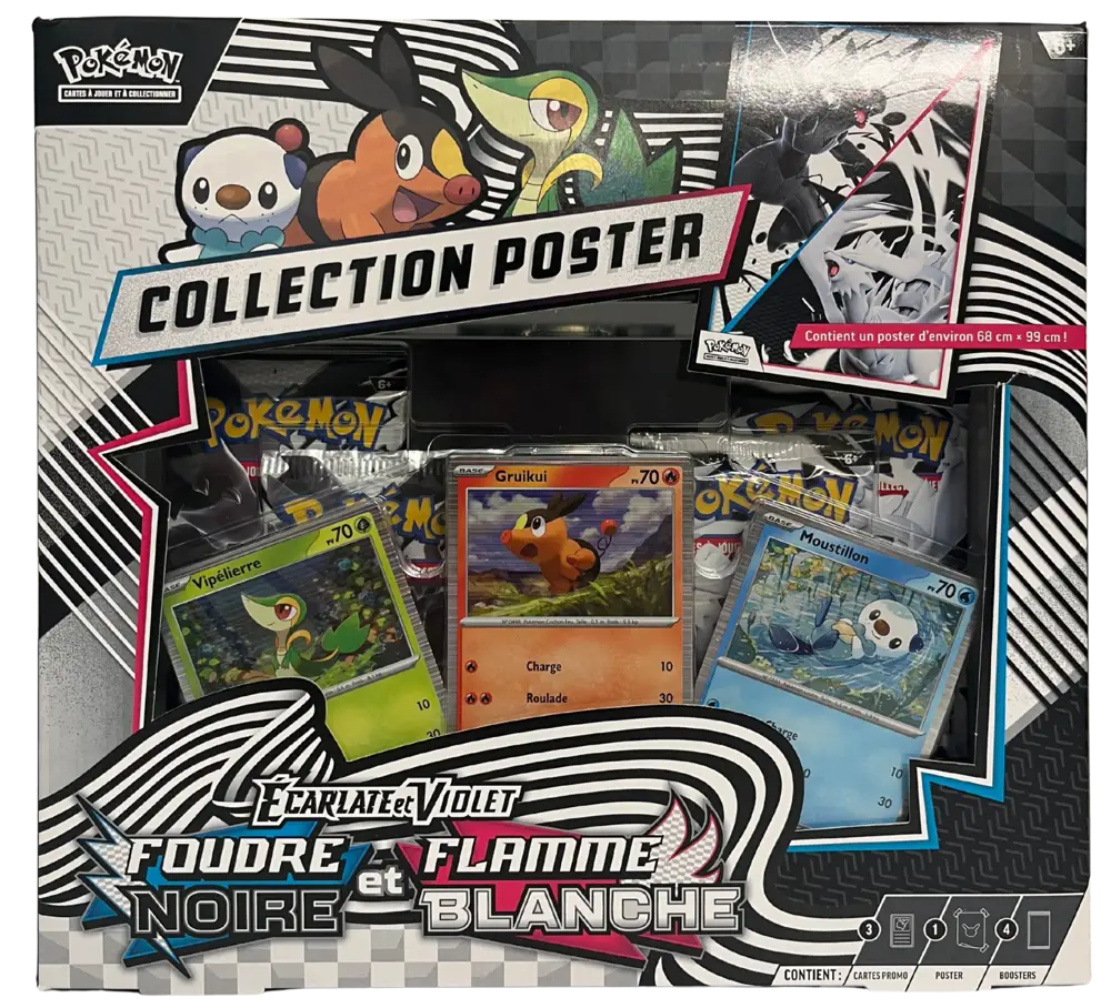 Coffret Collection Poster EV10.5 Foudre Noire et Flamme Blanche