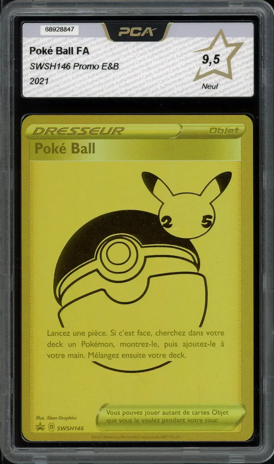 PCA 9.5 Poké Ball Gold