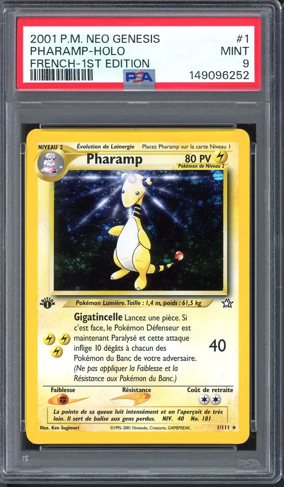 PSA 9 Pharamp Holo