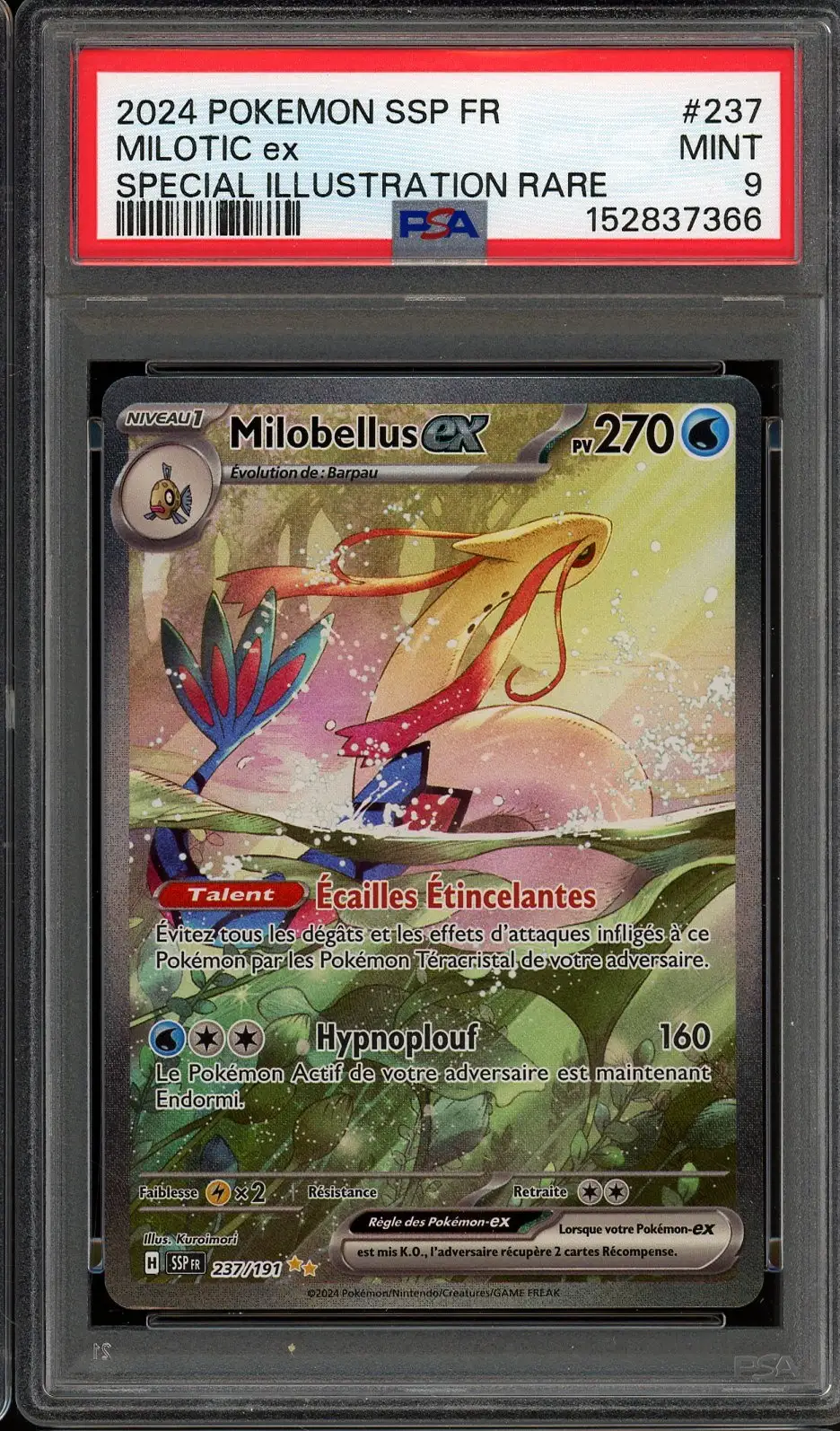 PSA 9 Milobellus Ex