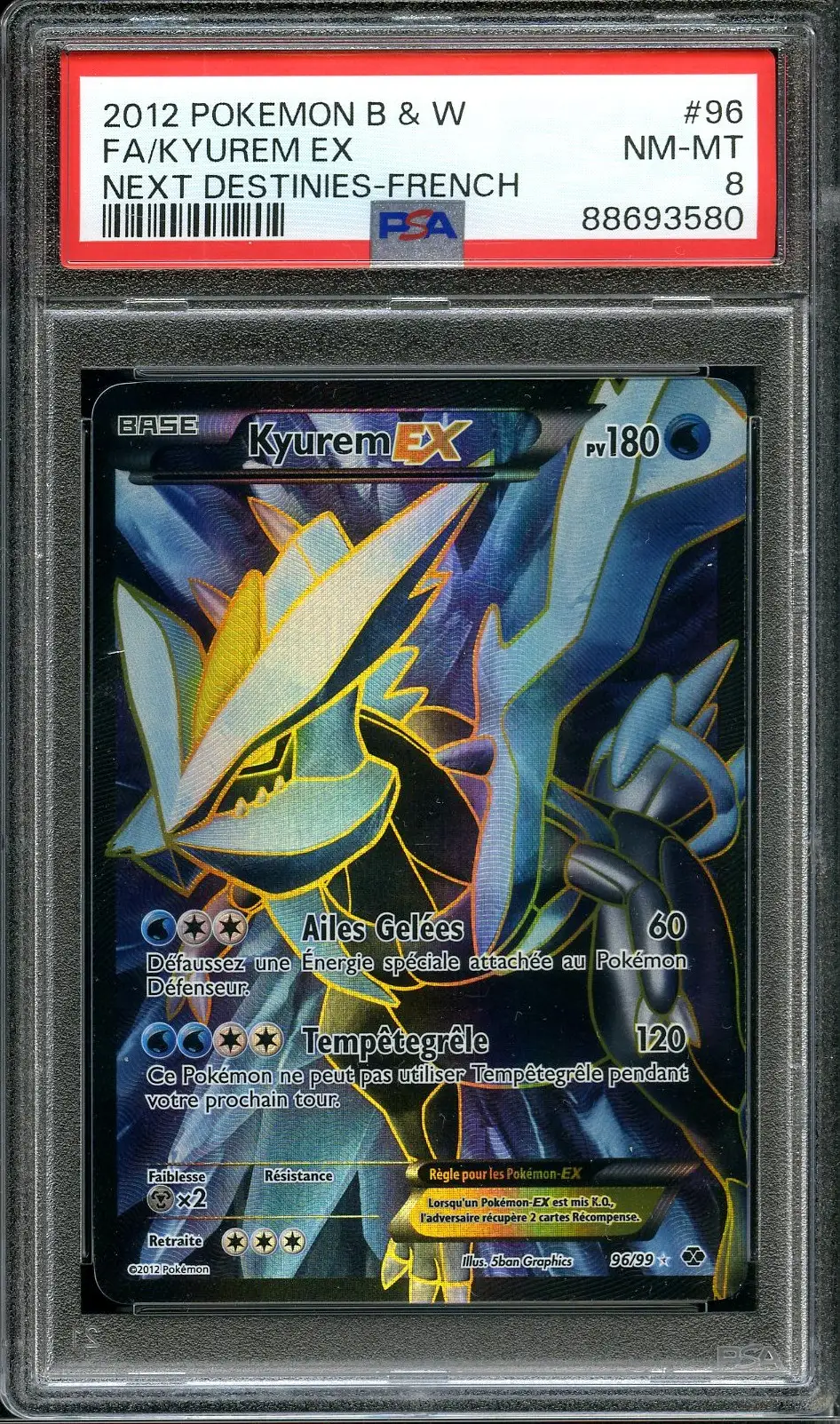 PSA 8 Kyurem Ex