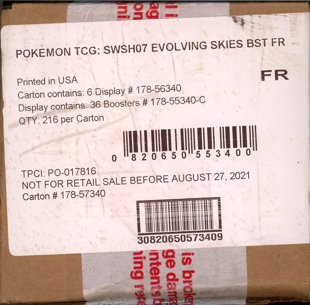 Case Display EB7 Evolution Céleste