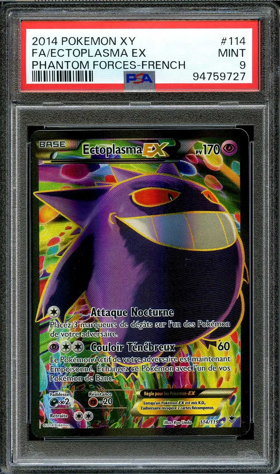 PSA 9 Ectoplasma Ex