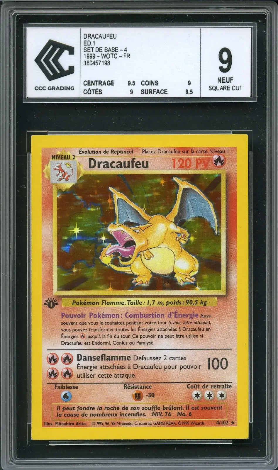 CCC 9 Dracaufeu Holo