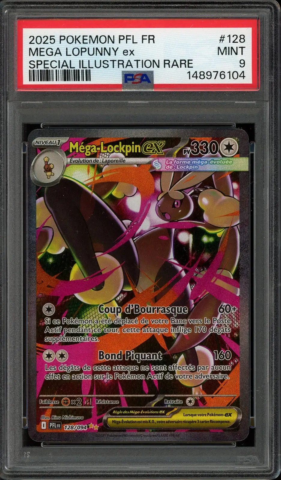 PSA 9 Méga-Lockpin Ex