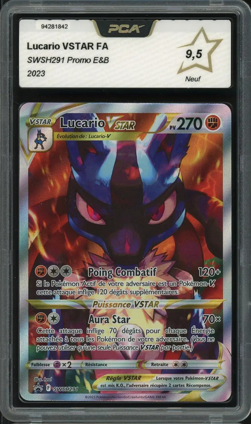 PCA 9.5 Lucario VStar