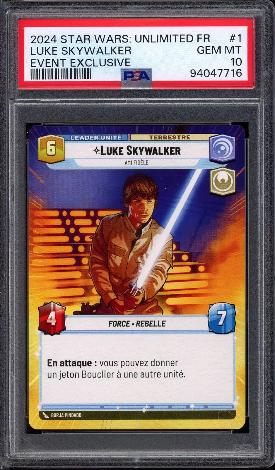 PSA 10 Luke Skywalker