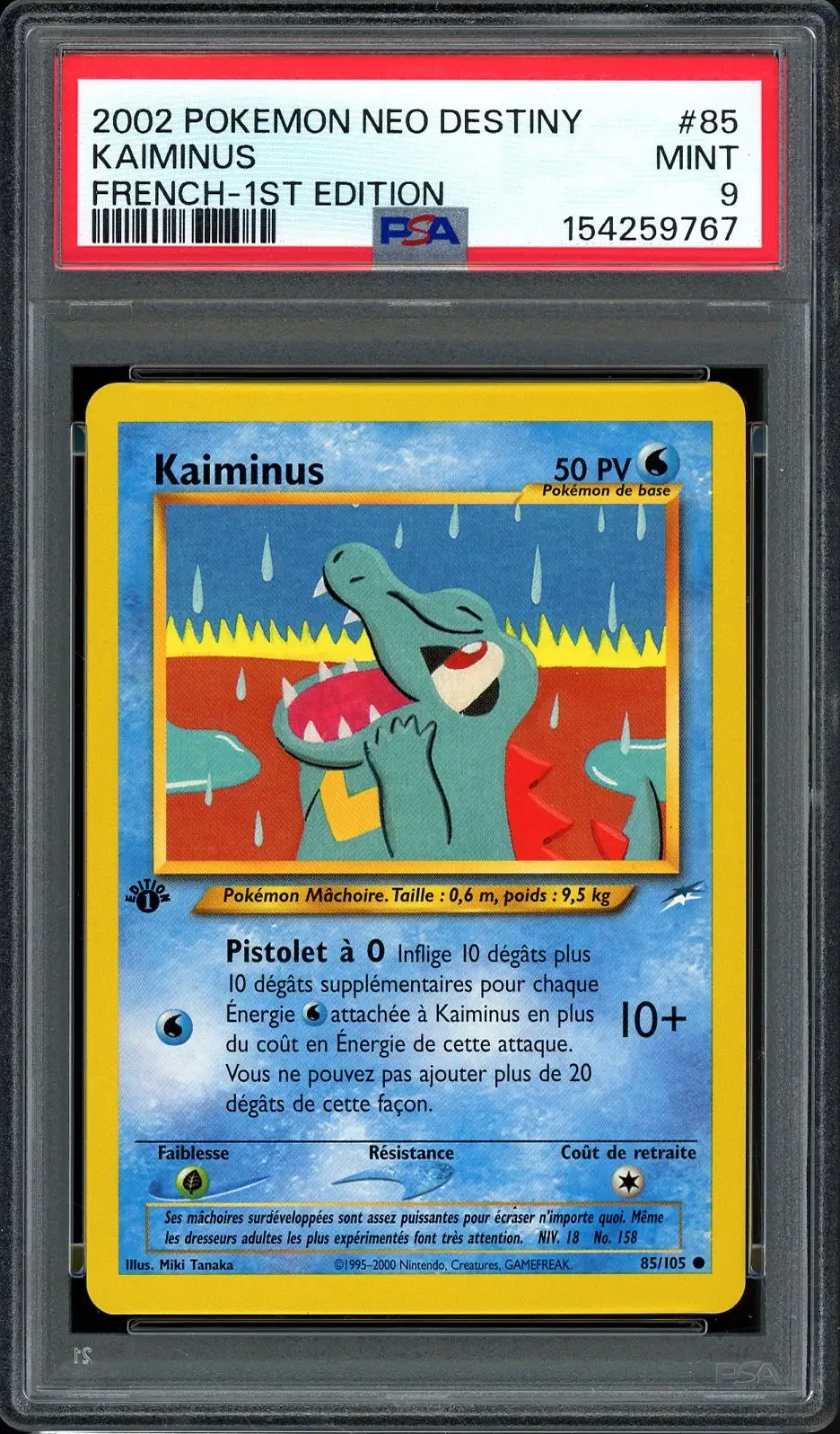 PSA 9 Kaiminus