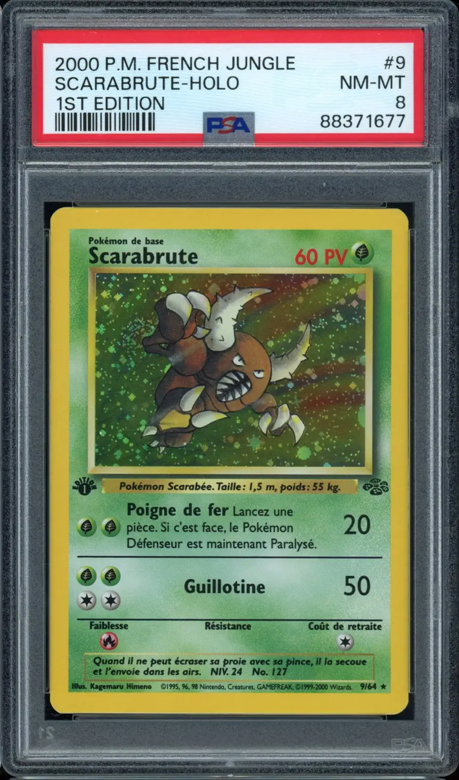 PSA 8 Scarabrute Holo