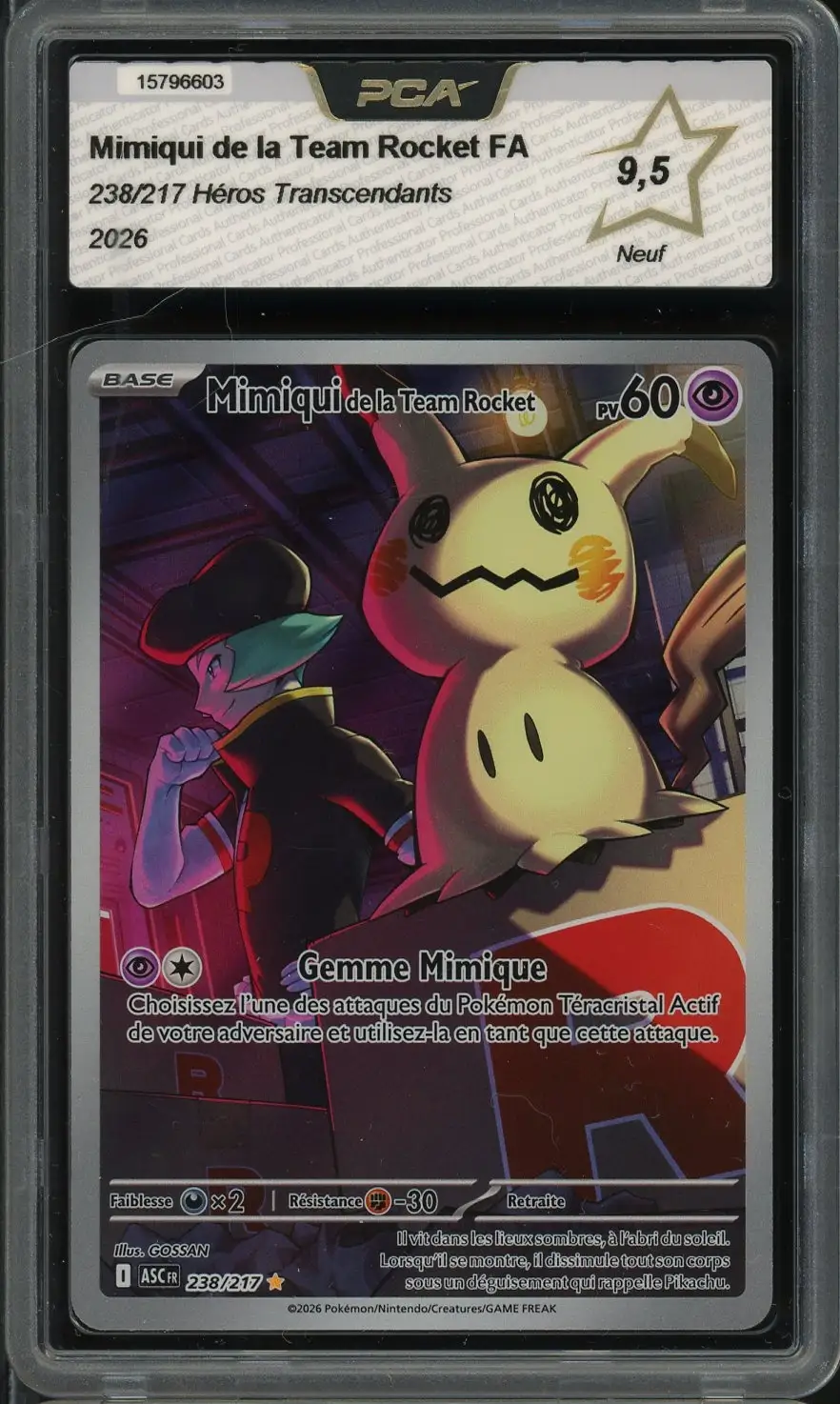PCA 9.5 Mimiqui de la Team Rocket