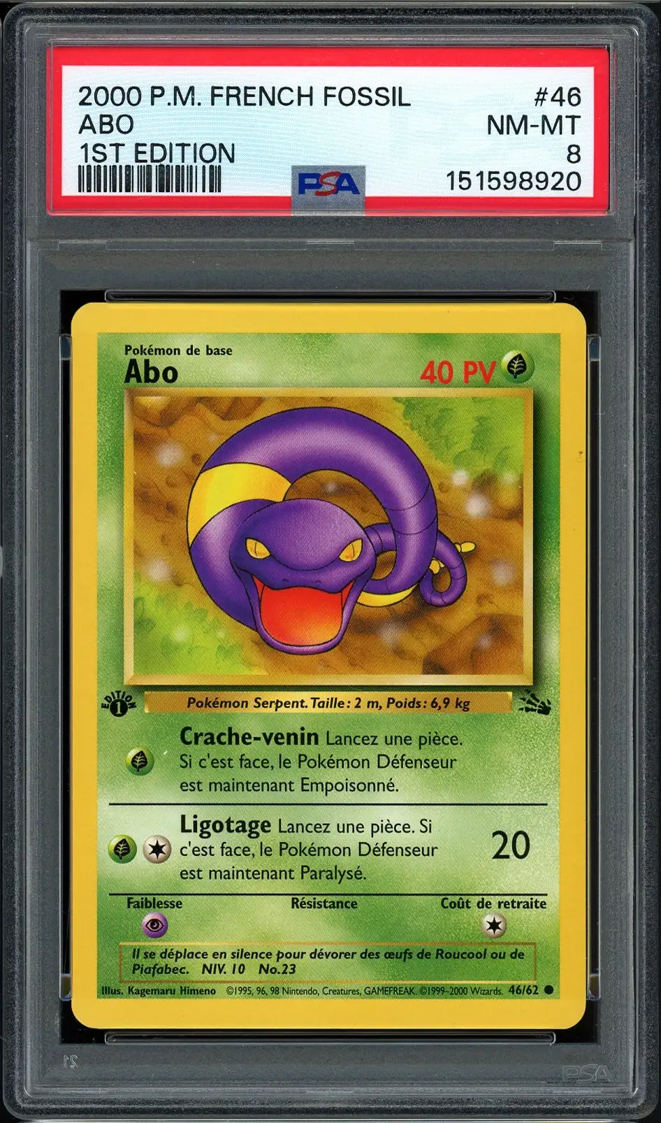 PSA 8 Abo