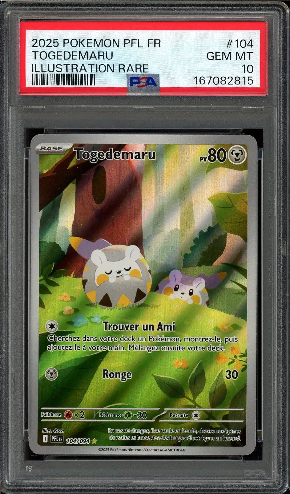 PSA 10 Togedemaru