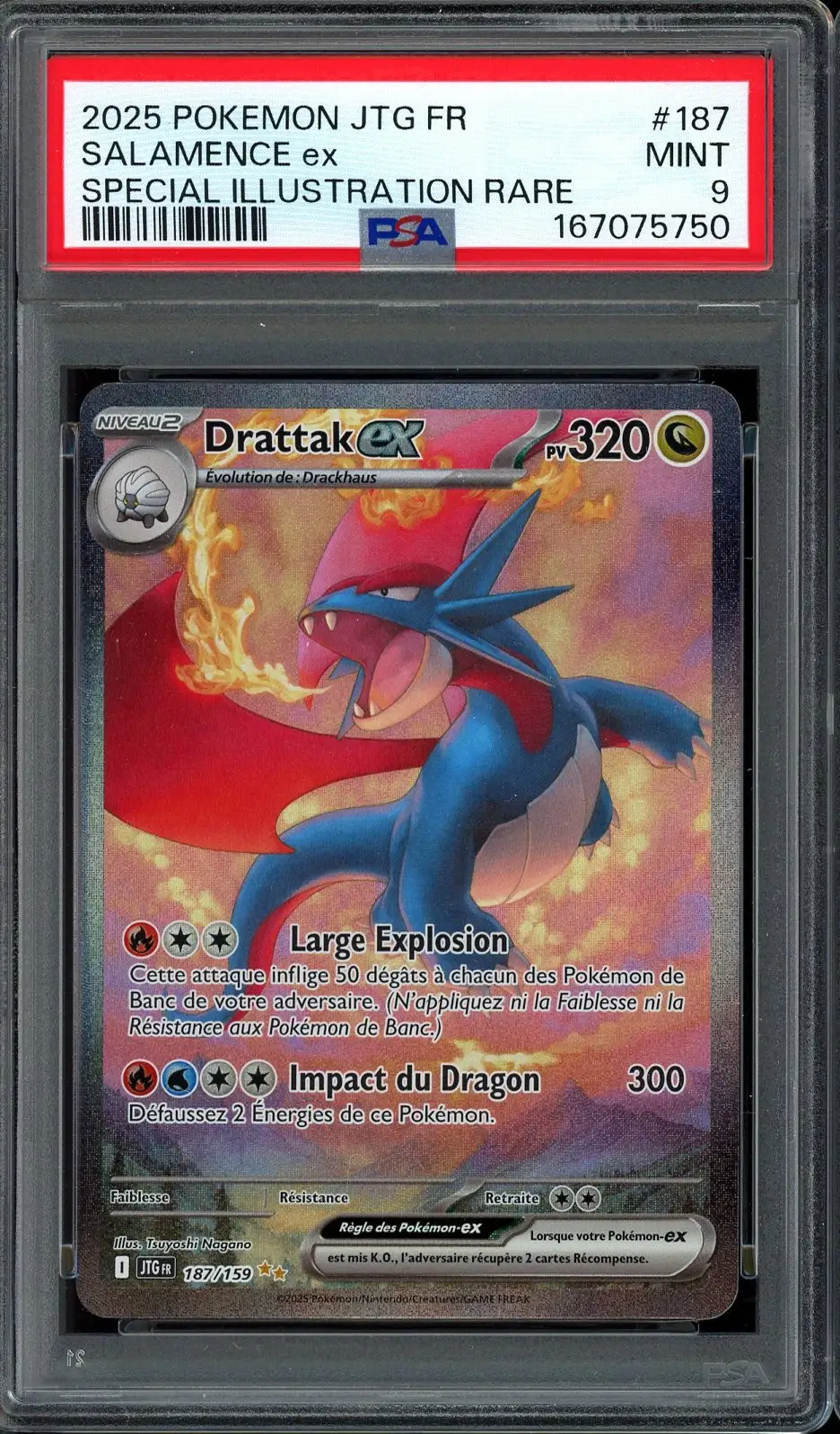 PSA 9 Drattak Ex
