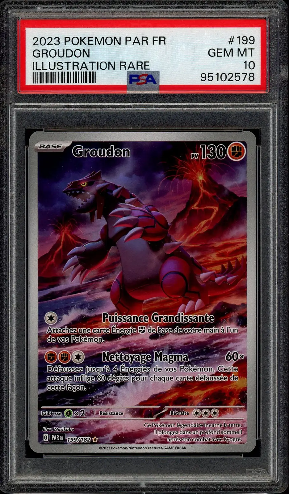 PSA 10 Groudon