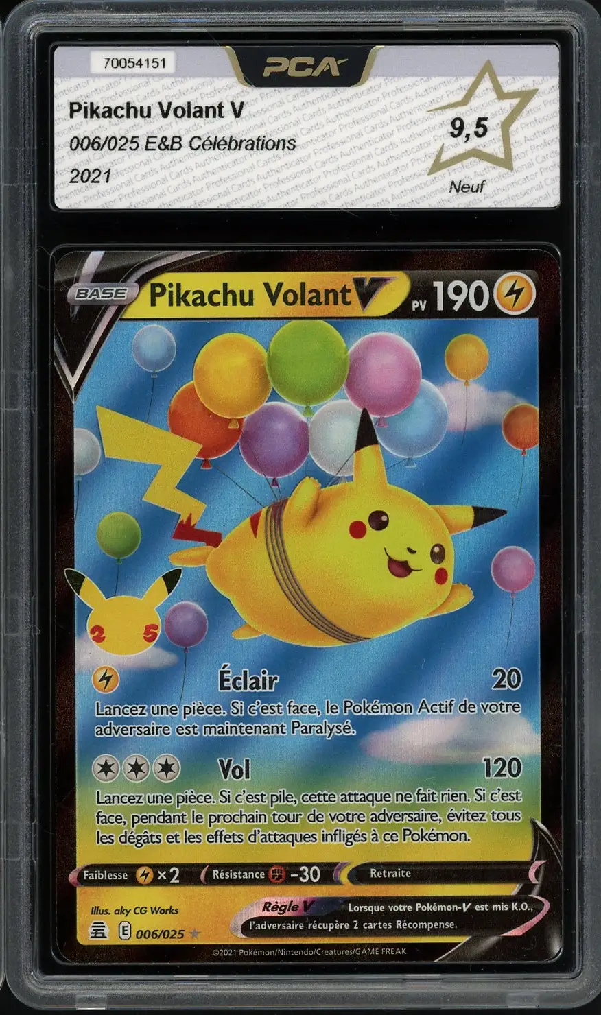 PCA 9.5 Pikachu Volant V