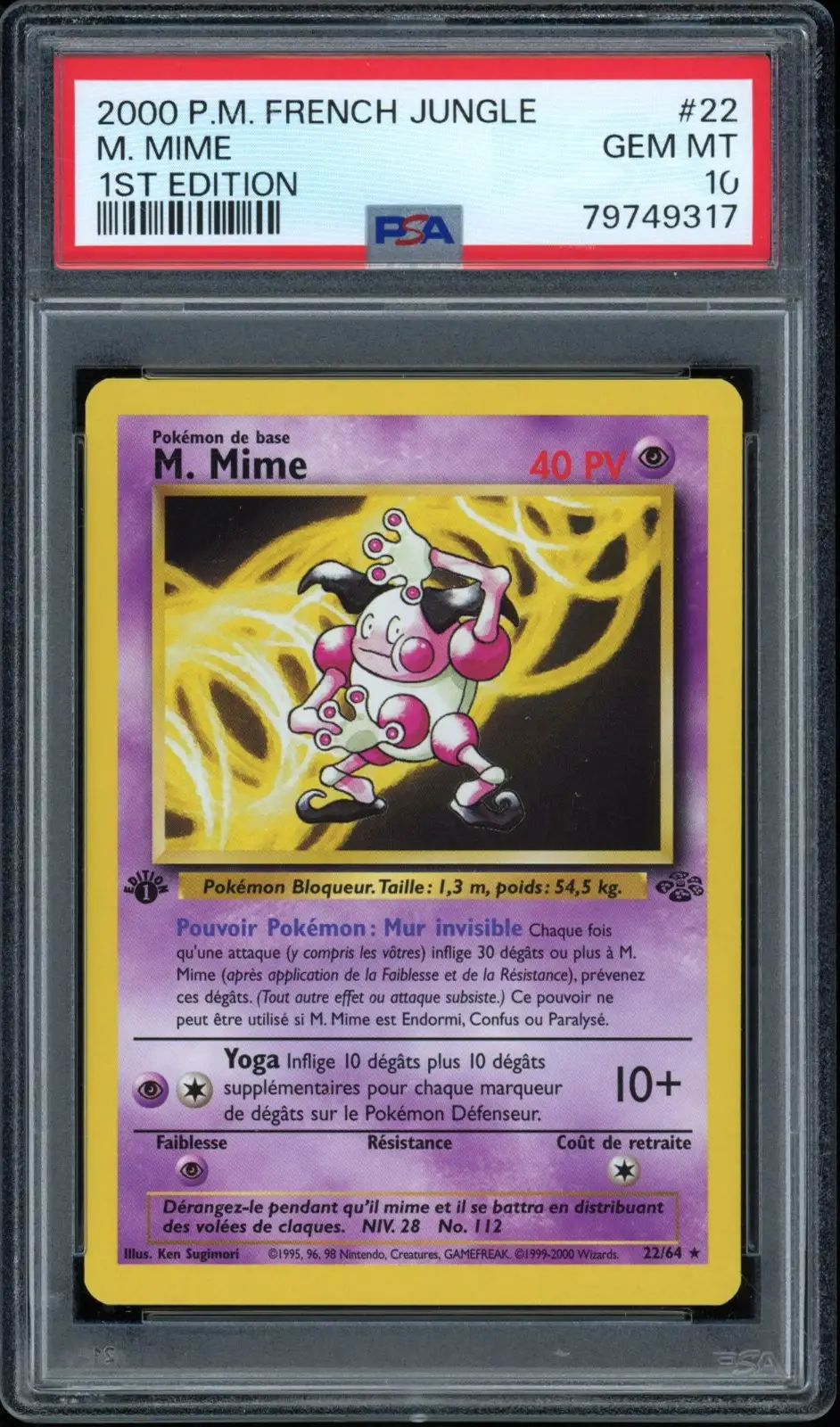 PSA 10 M. Mime