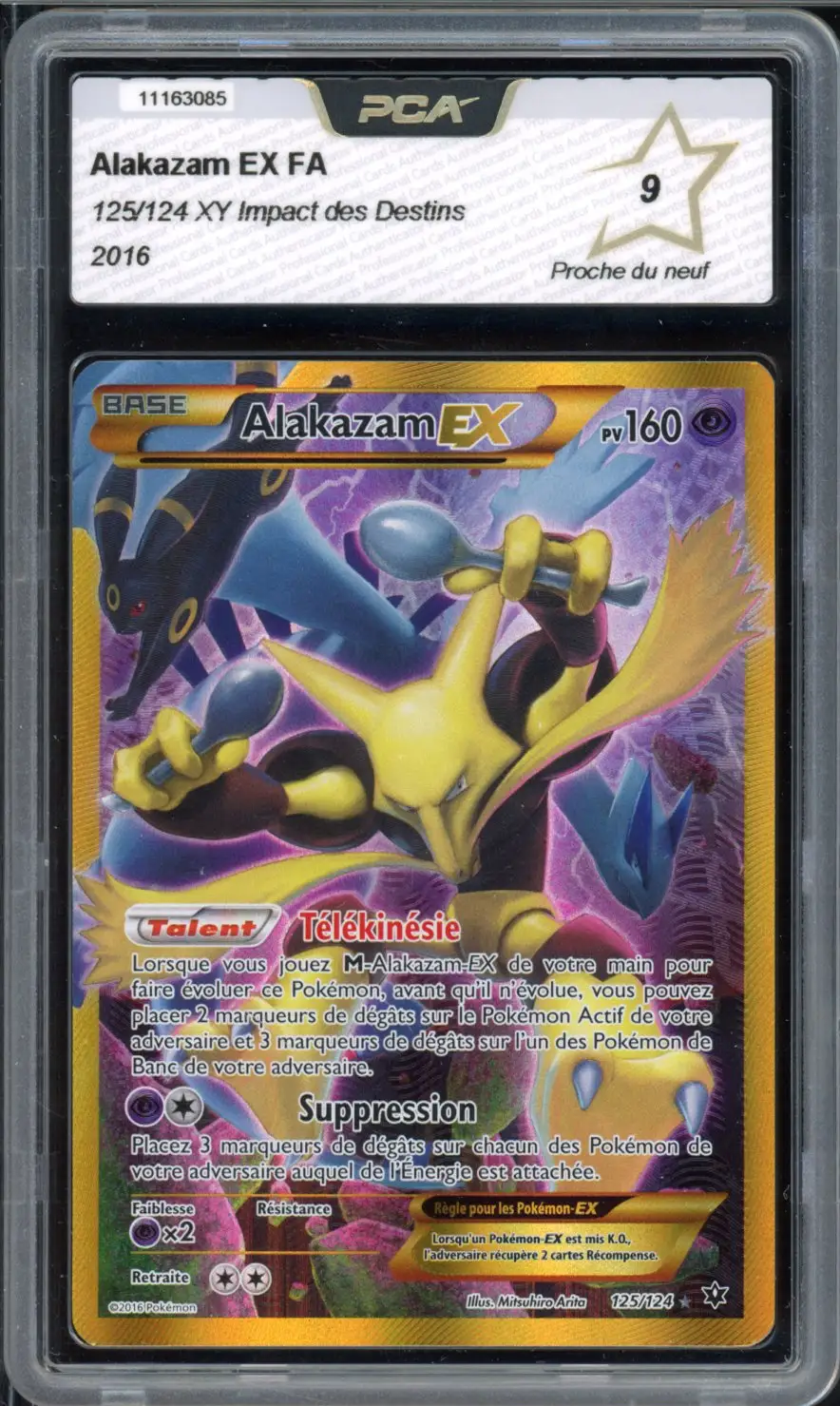 PCA 9 Alakazam Ex Gold