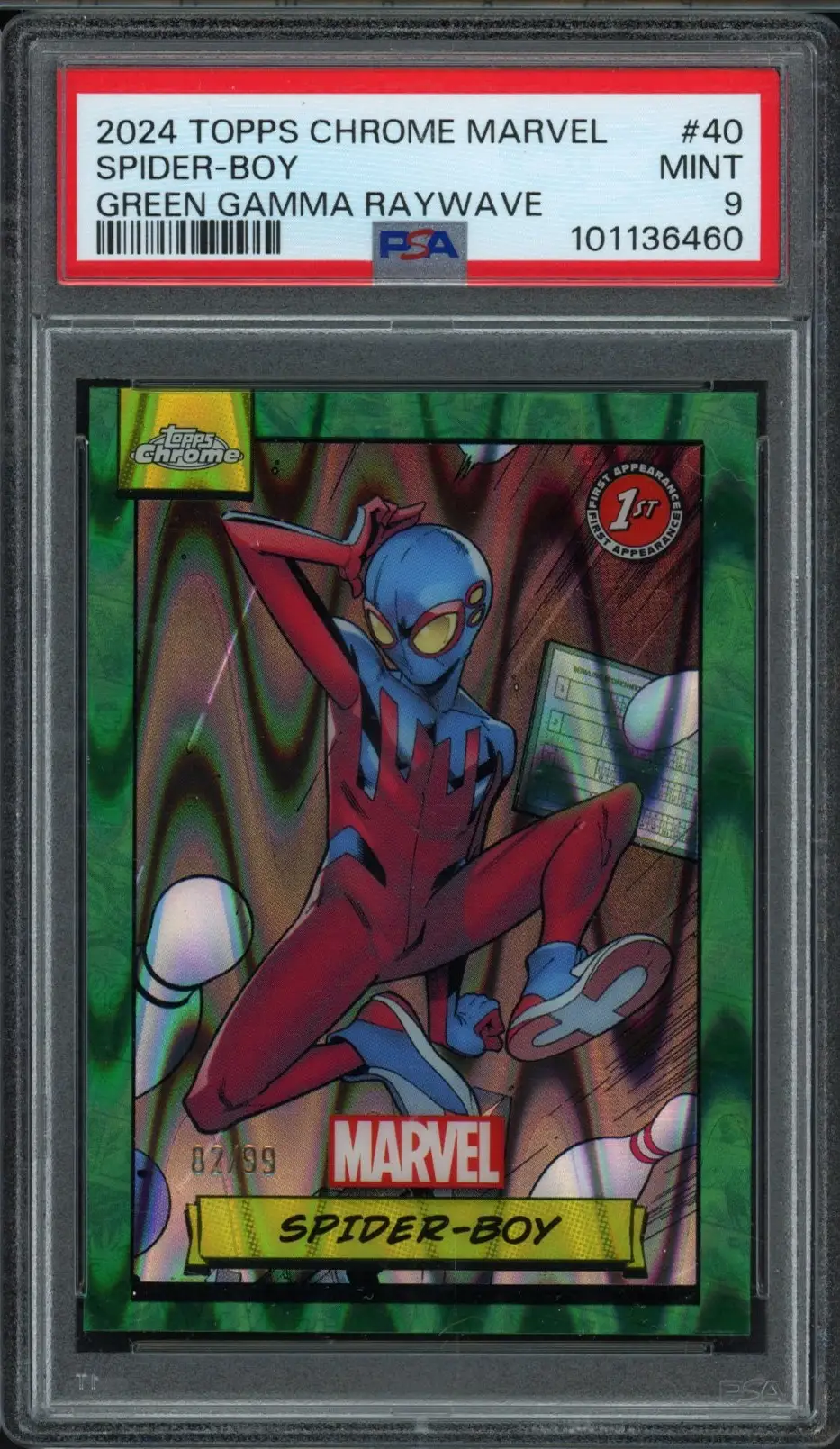 PSA 9 Spider Boy