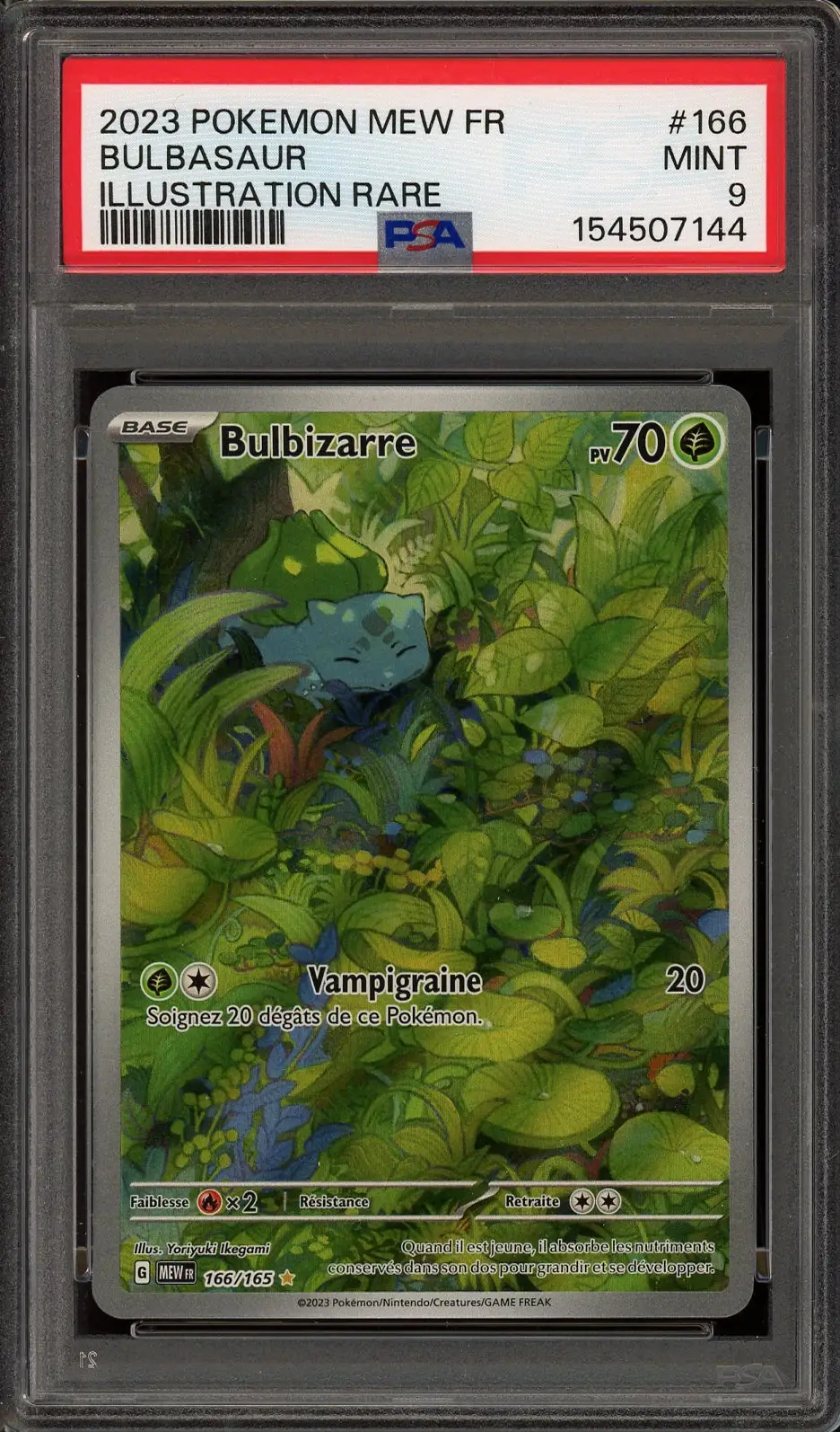 PSA 9 Bulbizarre