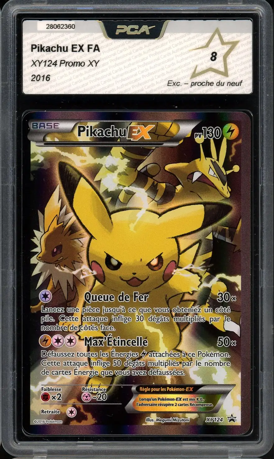 PCA 8 Pikachu Ex