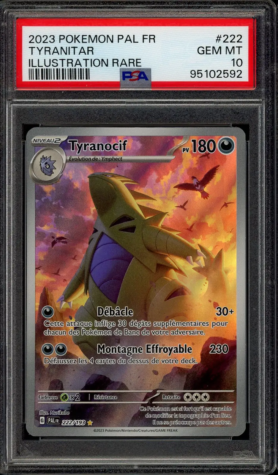 PSA 10 Tyranocif