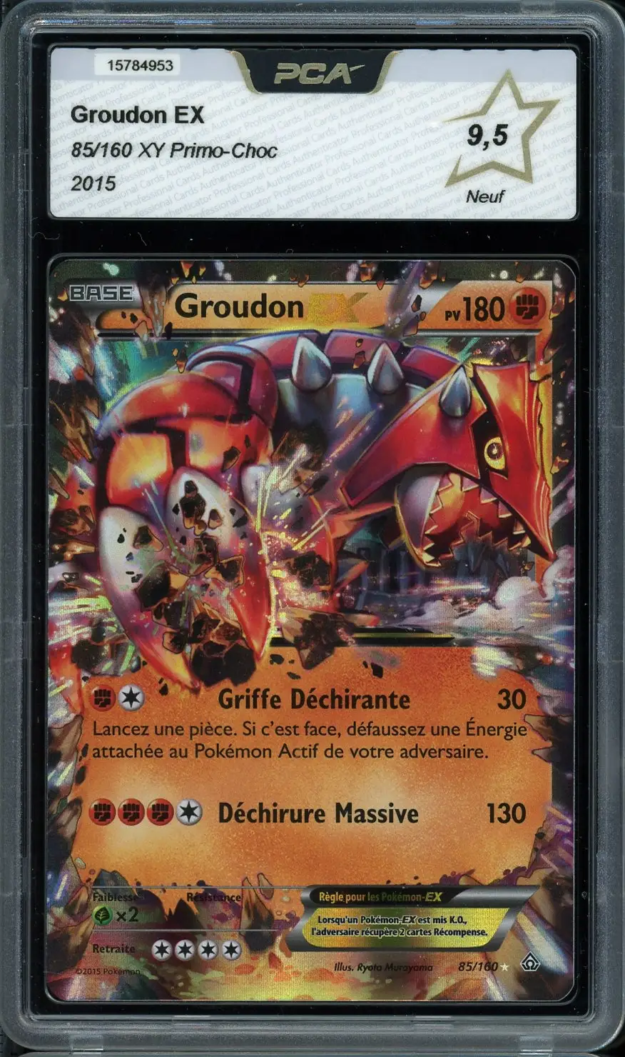 PCA 9.5 Groudon Ex