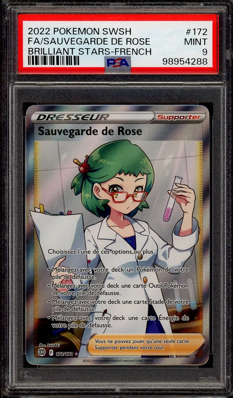 PSA 9 Sauvegarde de Rose