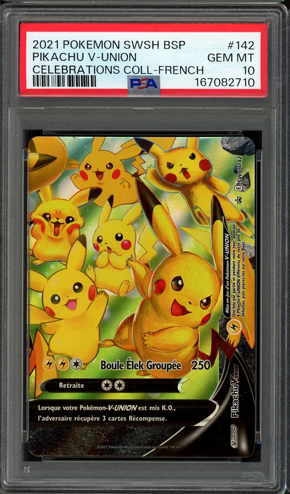 PSA 10 Pikachu V Union