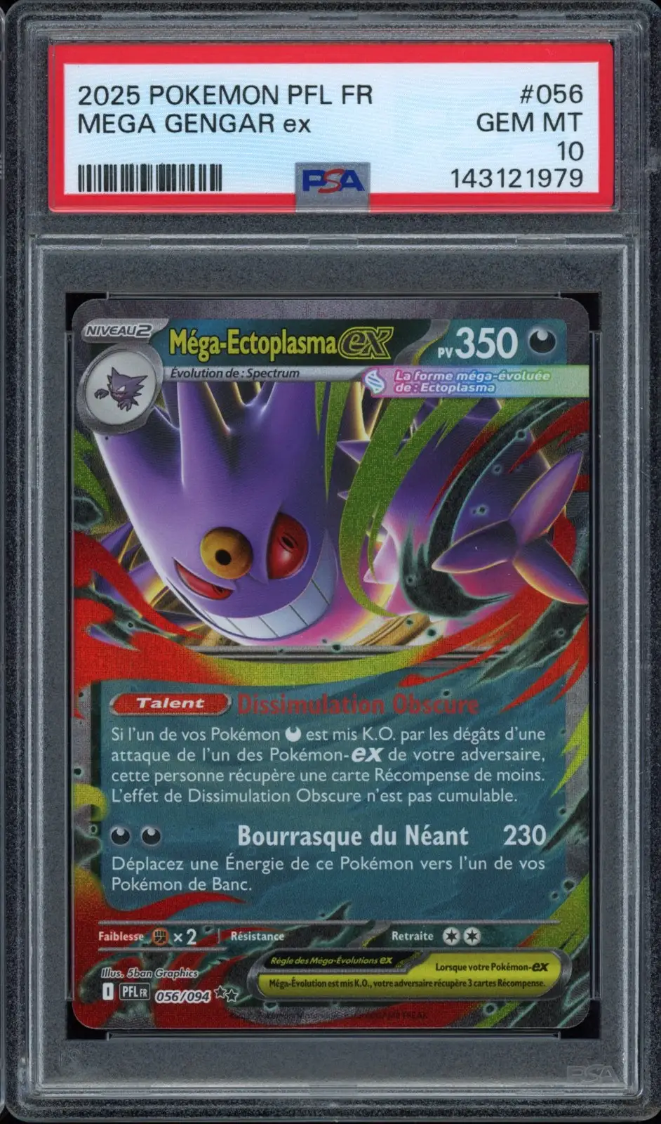 PSA 10 Méga-Ectoplasma Ex