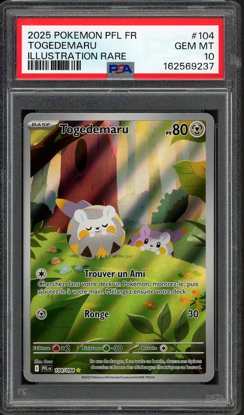PSA 10 Togedemaru