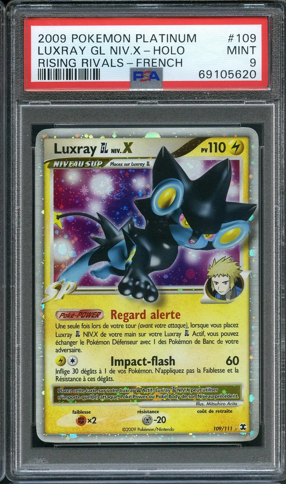 PSA 9 Luxray GL Niv. X