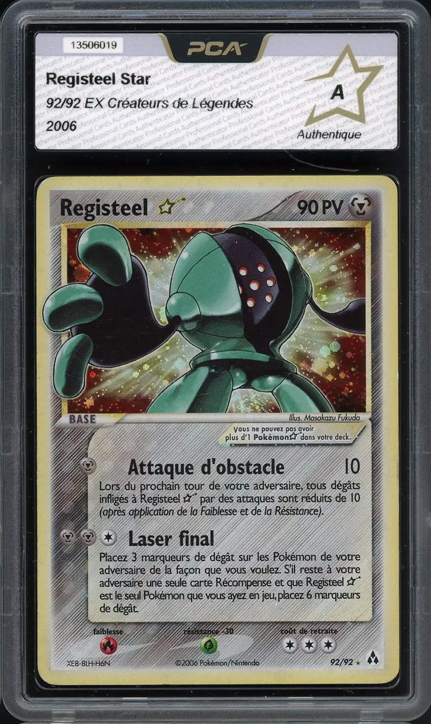 PCA A Registeel Gold Star