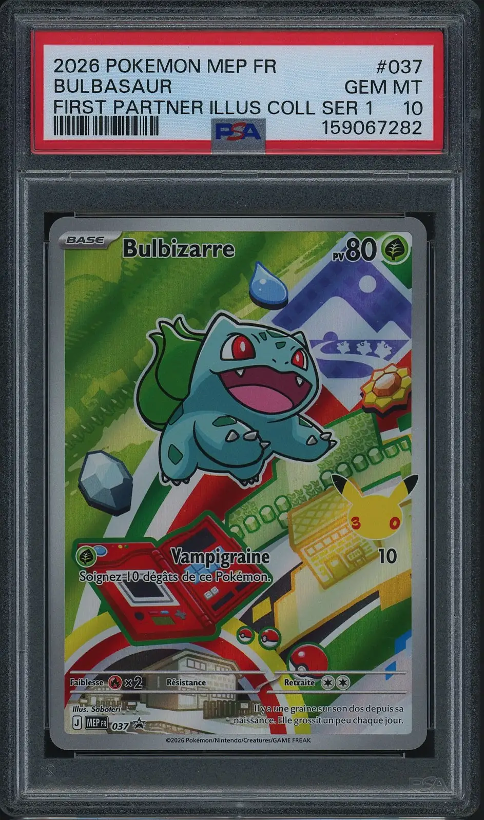 PSA 10 Bulbizarre