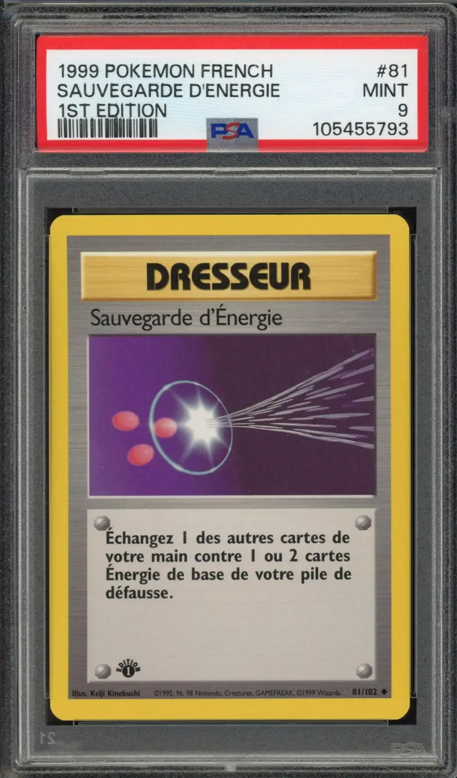 PSA 9 Sauvegarde d'Energie