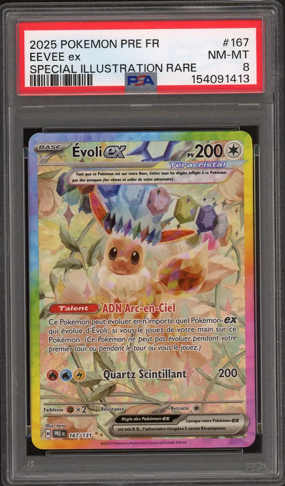 PSA 8 Évoli Ex