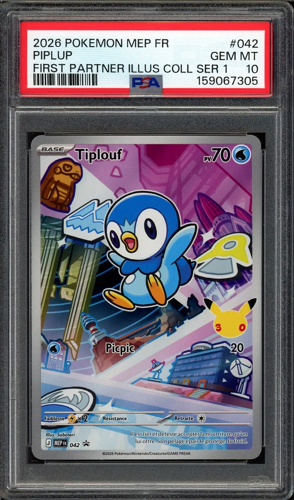 PSA 10 Tiplouf