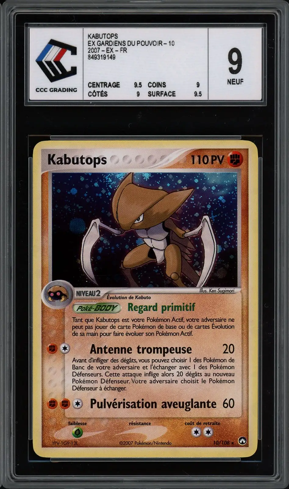 CCC 9 Kabutops Holo