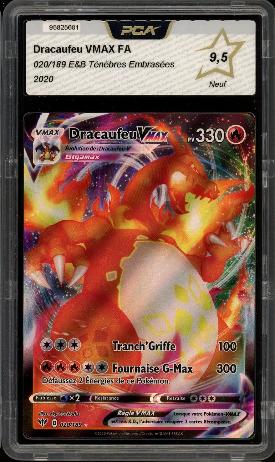 PCA 9.5 Dracaufeu VMax