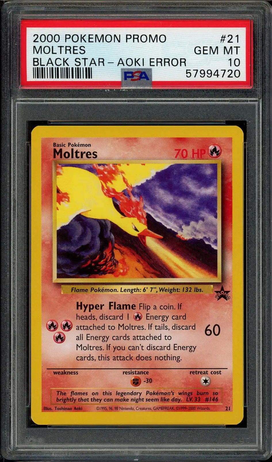 PSA 10 Moltres